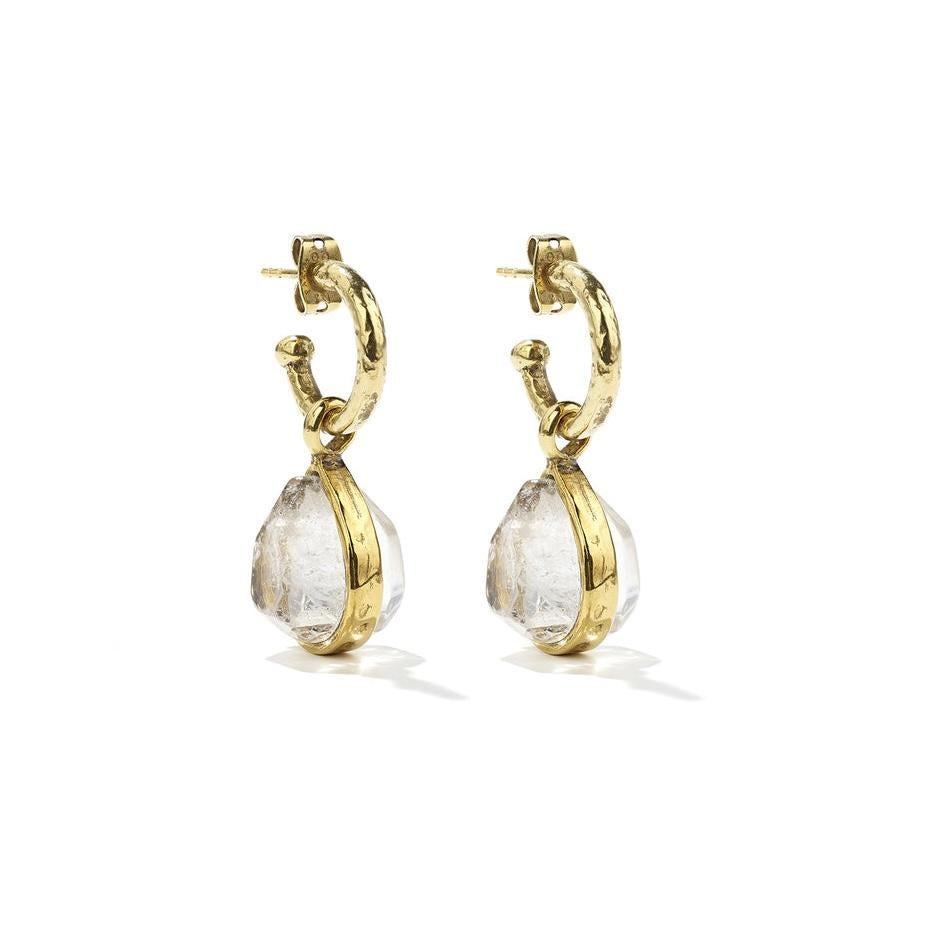 Collana di cristallo di rocca trasparente Goossens Paris in vendita 4