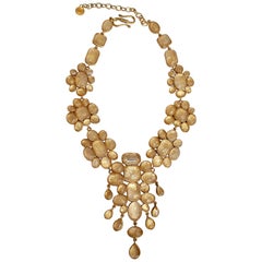 Goossens Paris Cocktail Cabochon Statement Necklace