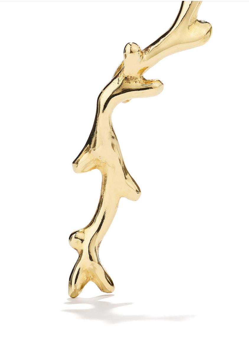 Modern Goossens Paris Corail Climber Earrings For Sale