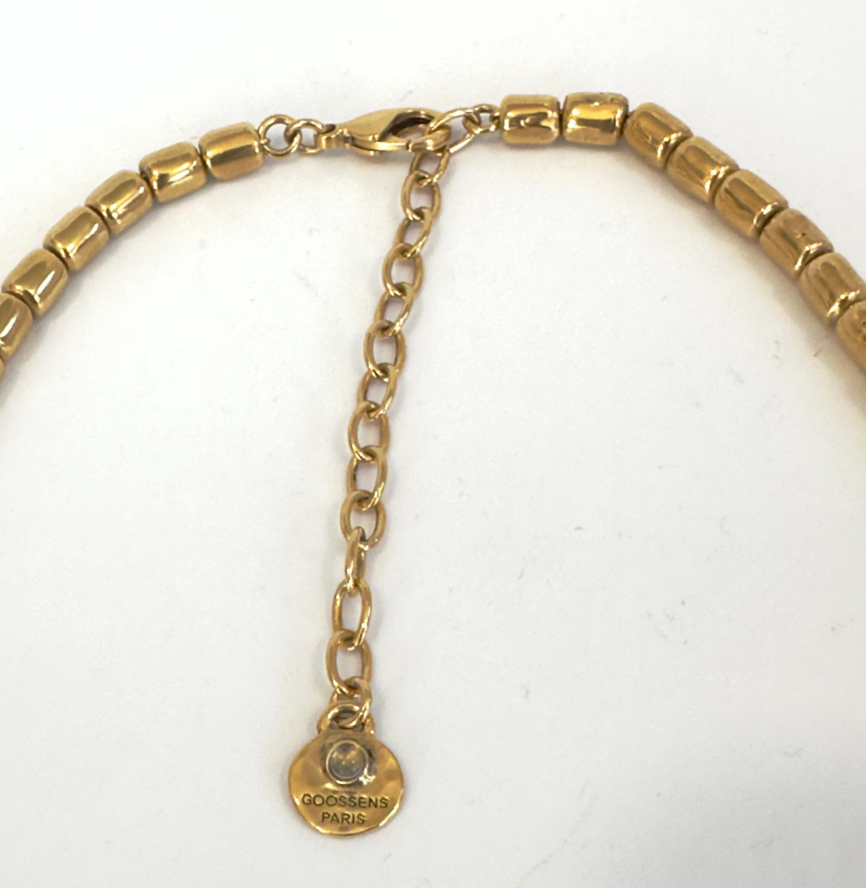 Collar Corail Goossens Paris Moderno en venta