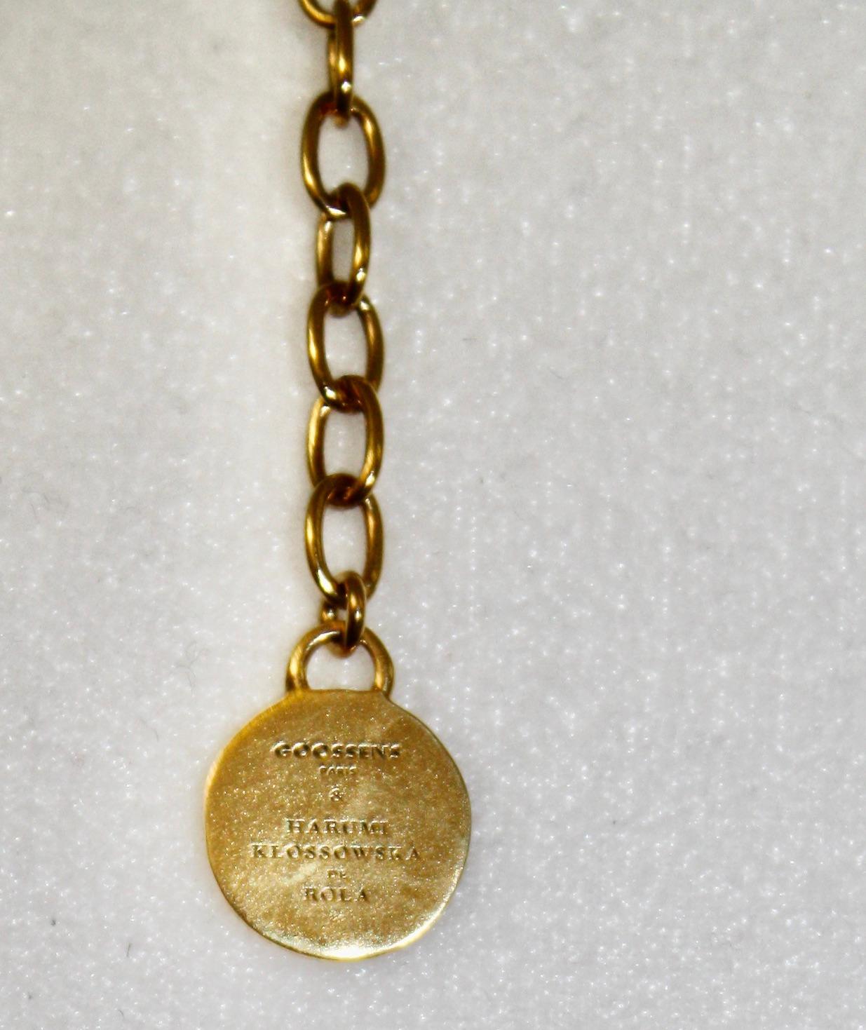 Goossens Paris Double Chain Necklace In New Condition In Virginia Beach, VA