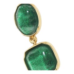 Goossens Paris Smaragdgrünes Bergkristall-Halsband