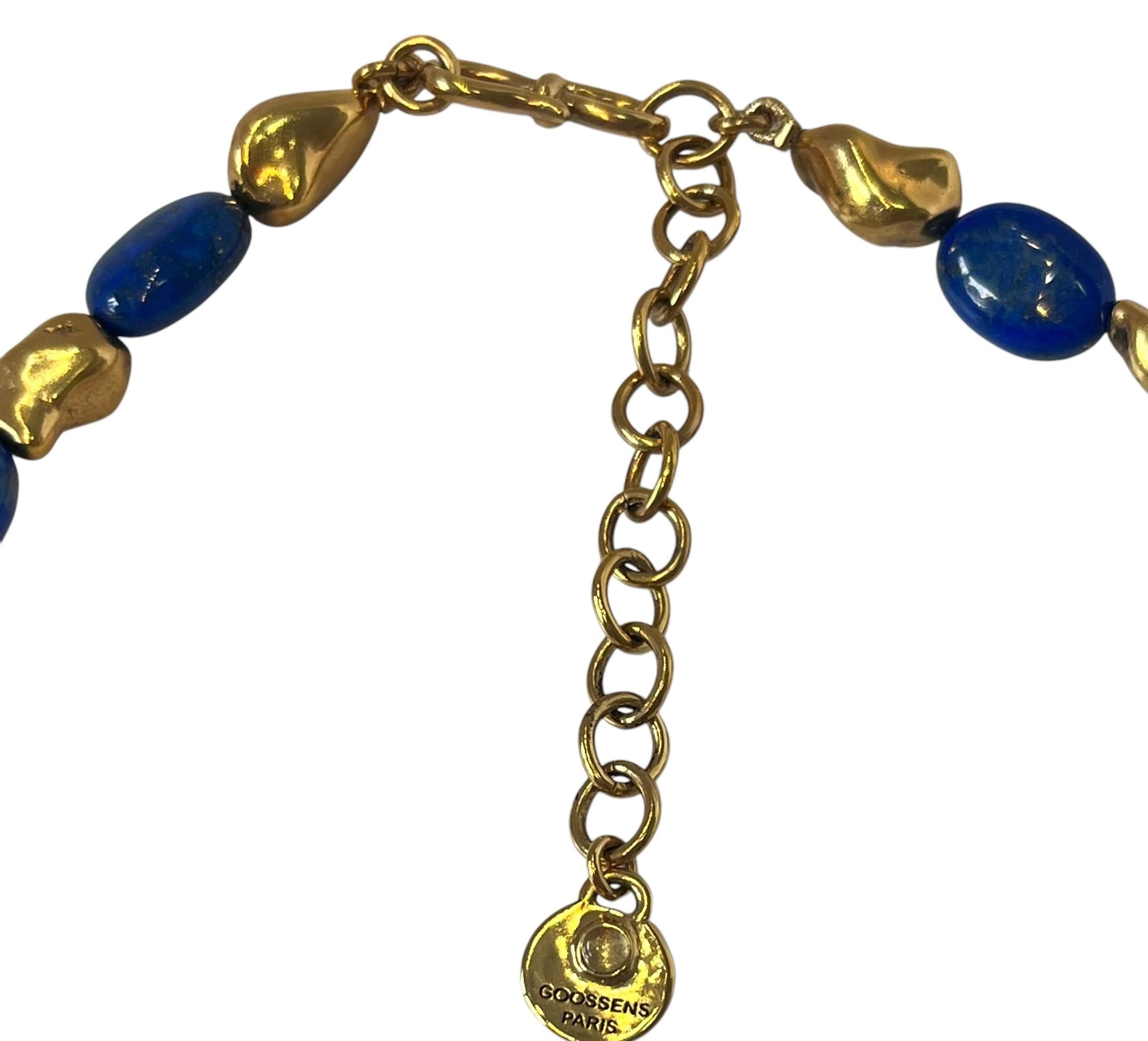 Collar de Concha Grande Goossens Paris Cabujón en venta