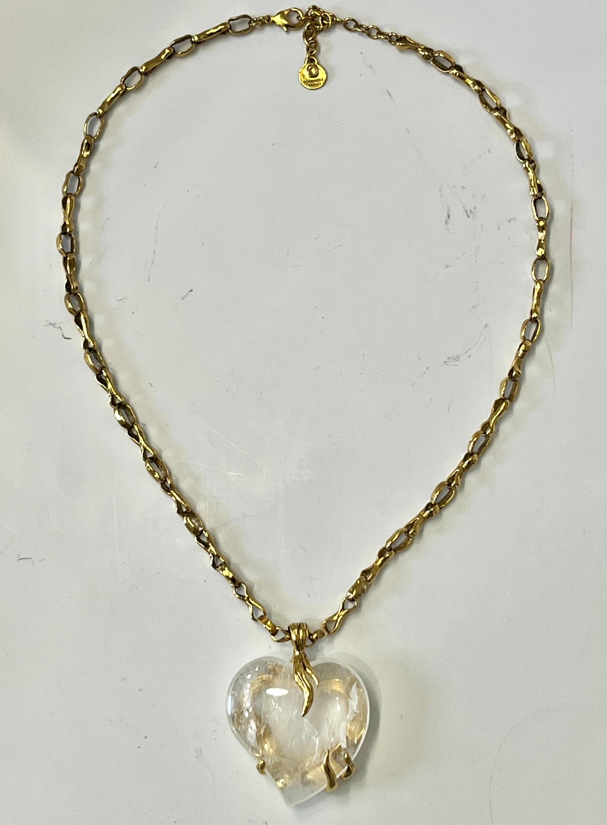 Goossens Paris Oversized Precious Heart Necklace im Angebot 5