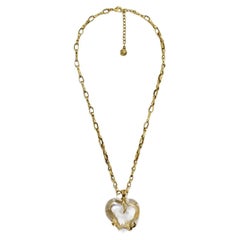 Goossens Paris Übergroße Edelherz-Halskette