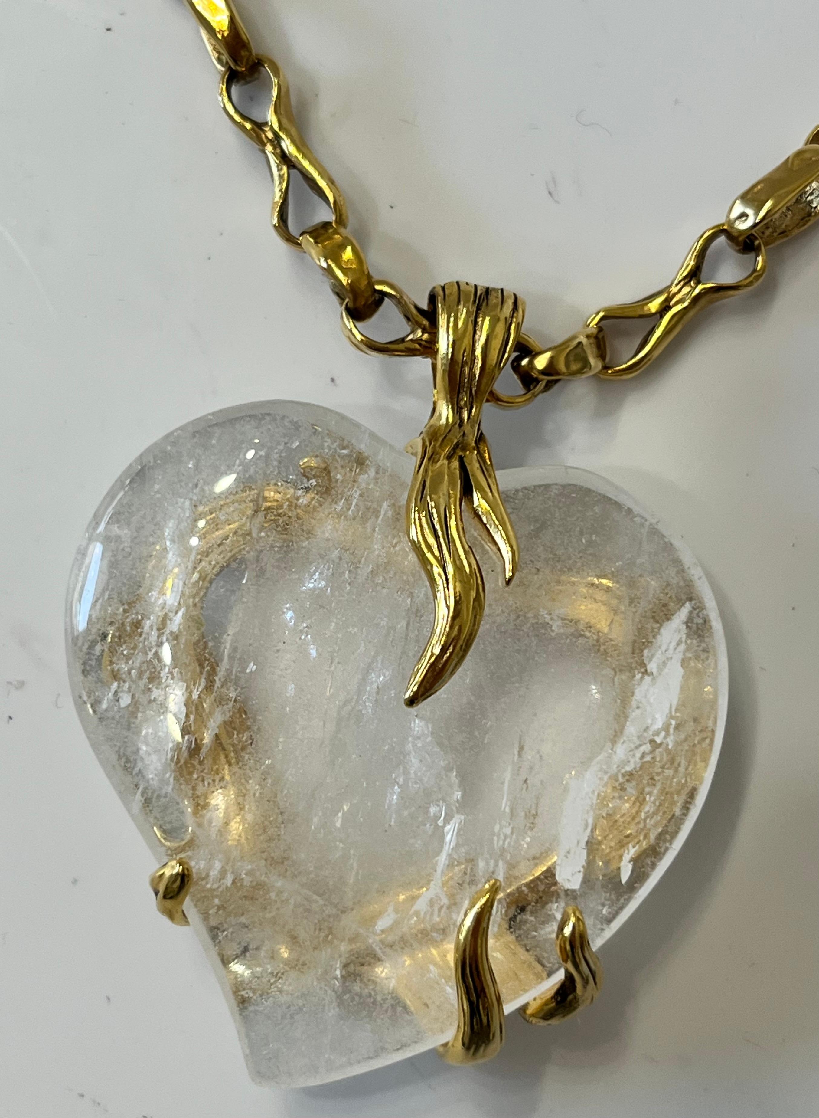 Goossens Paris Oversized Precious Heart Necklace im Angebot 3