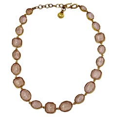 Goossens Paris Blush Pink Necklace