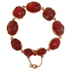 Goossens Paris Red Rock Crystal Bracelet