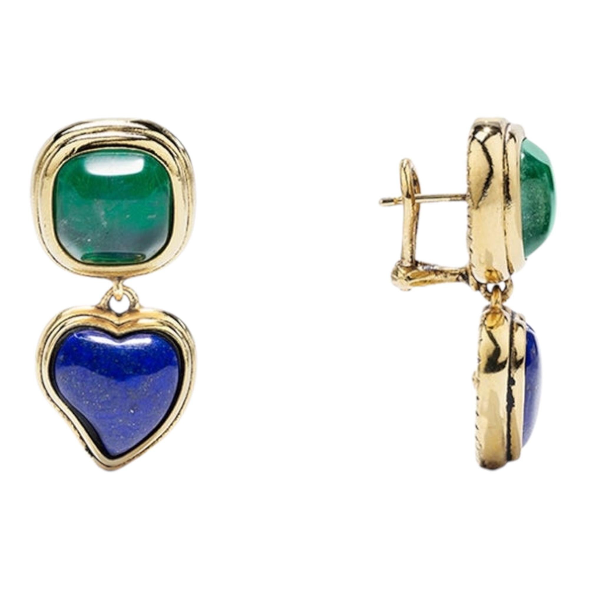 Goossens Paris Renaissance necklace in Tinted Rock Crystal en venta 1