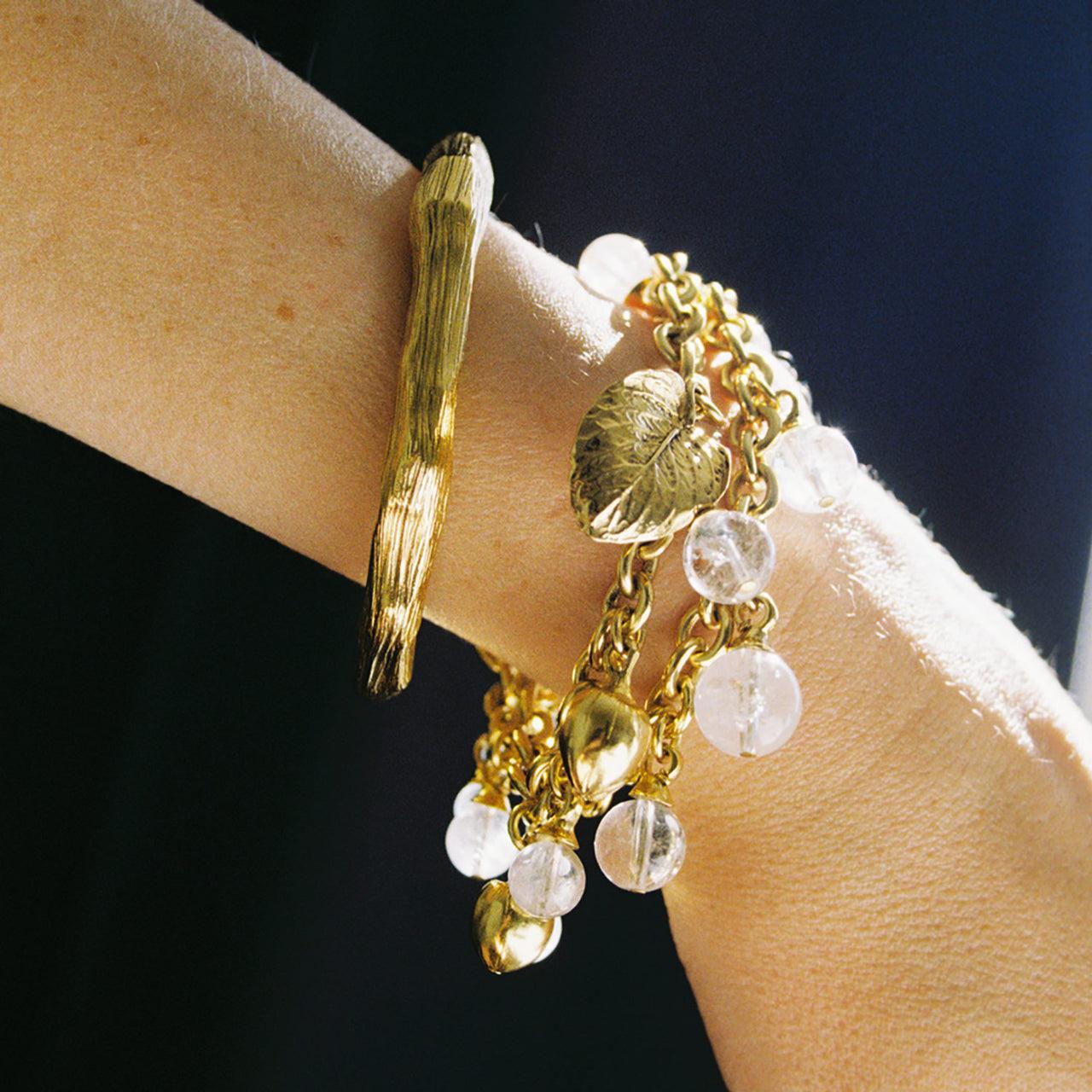 Orecchini con perle Goossens Paris Riviera Baroque in vendita 5