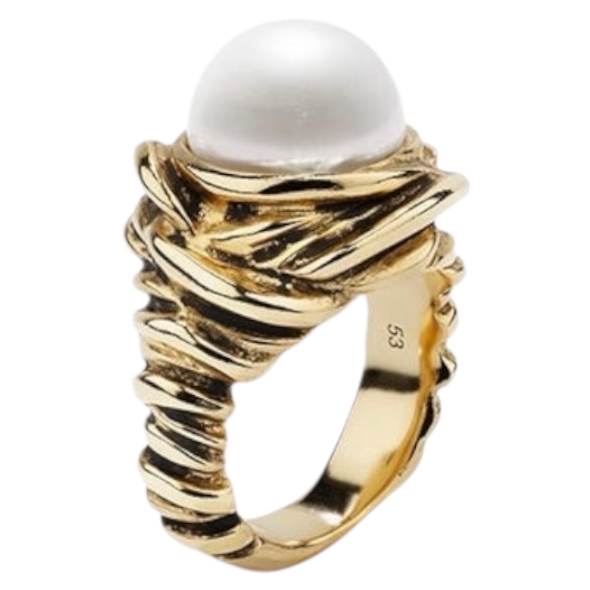 da uomo o donna Orecchini con perle Goossens Paris Riviera Baroque in vendita