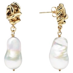 Goossens Paris Riviera Baroque Pearls Earrings
