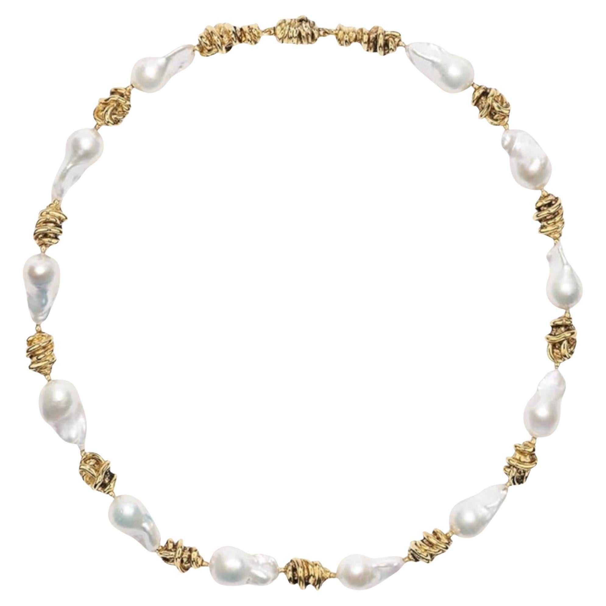 Goossens Paris Riviera Baroque Pearls Necklace
