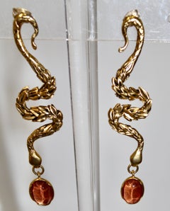 Goossens Paris Snake Earrings