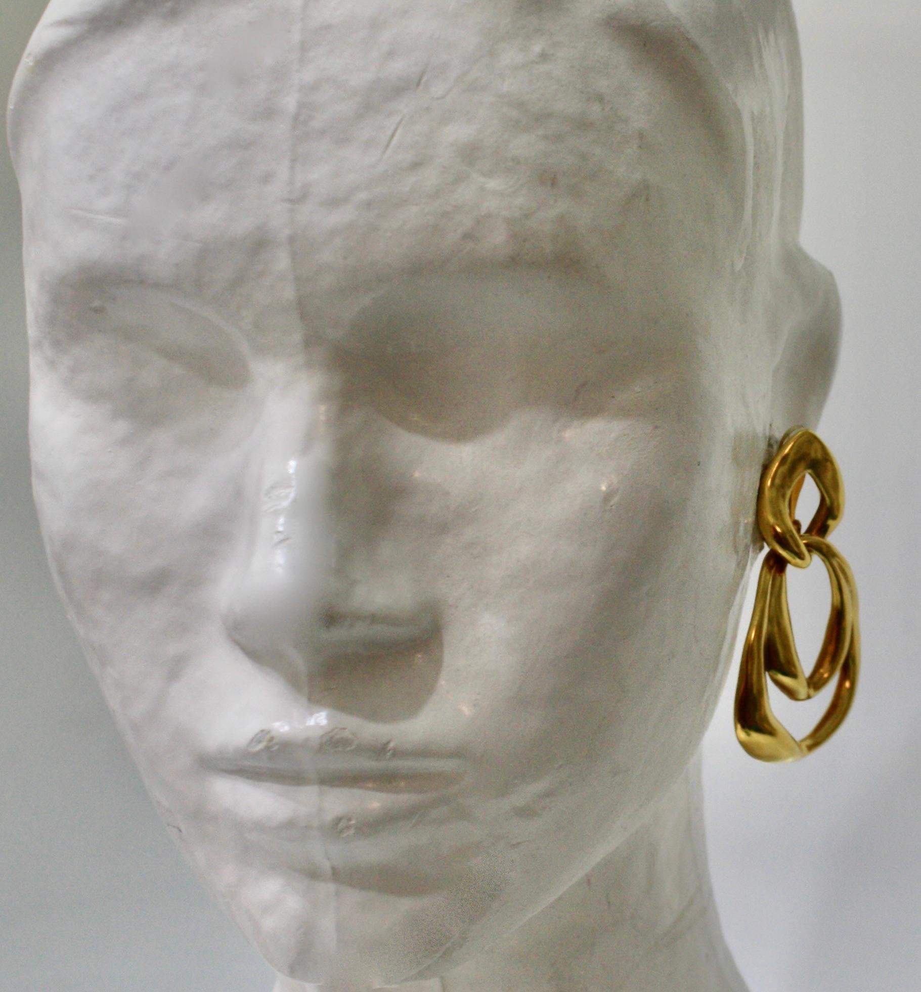Goossens Paris Spirale 2 Links Earrings 8