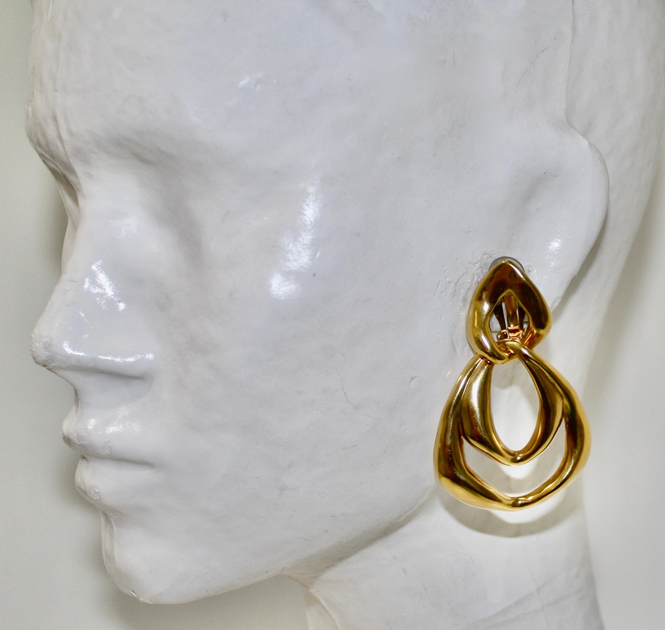 Goossens Paris Spirale 2 Links Earrings  For Sale 3