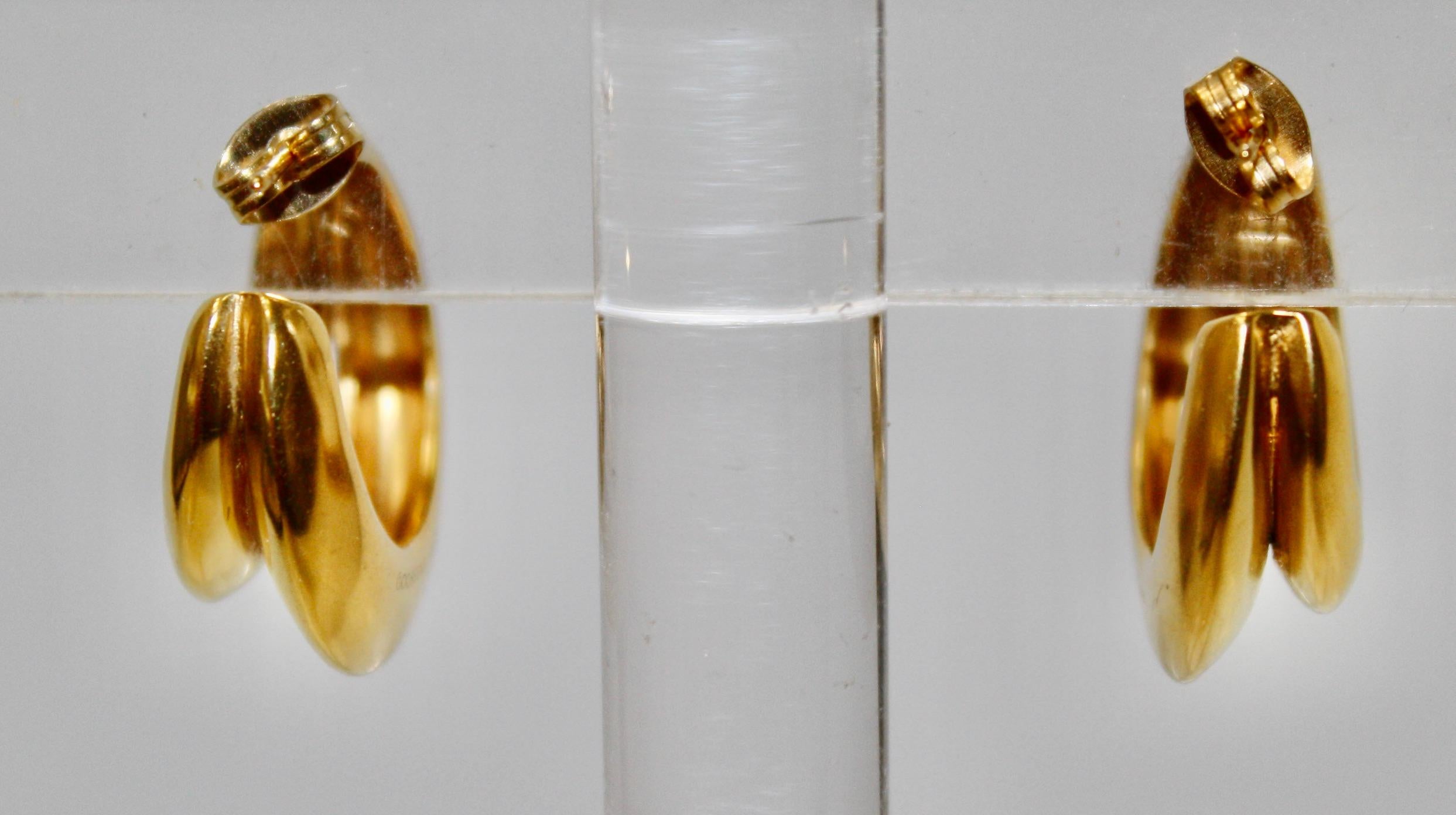 Women's or Men's Goossens Paris Spirale Créole Earrings For Sale