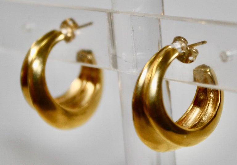 Goossens Paris Spirale Créole Earrings  For Sale 1