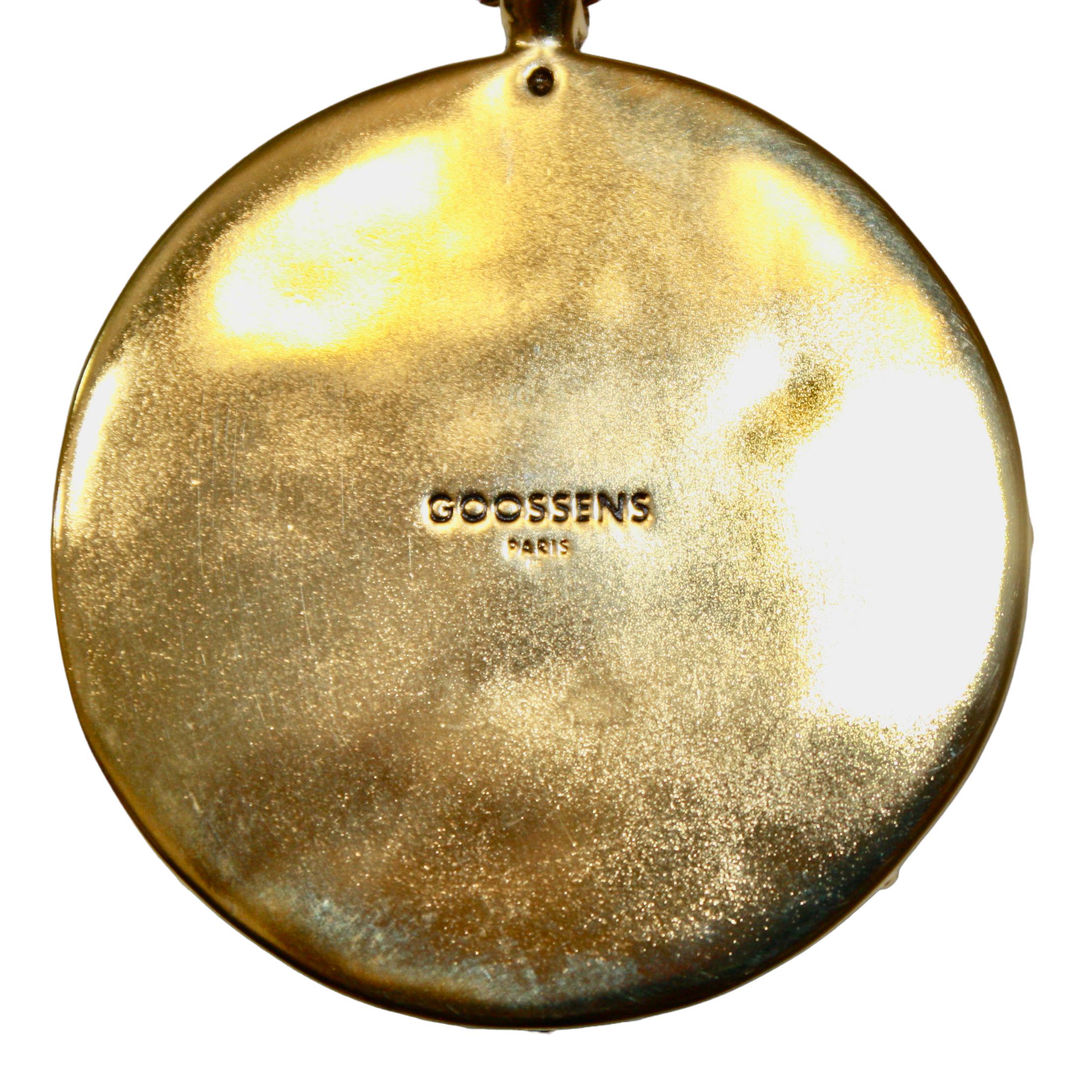 Baroque Goossens Paris  Venise Medal Pendant