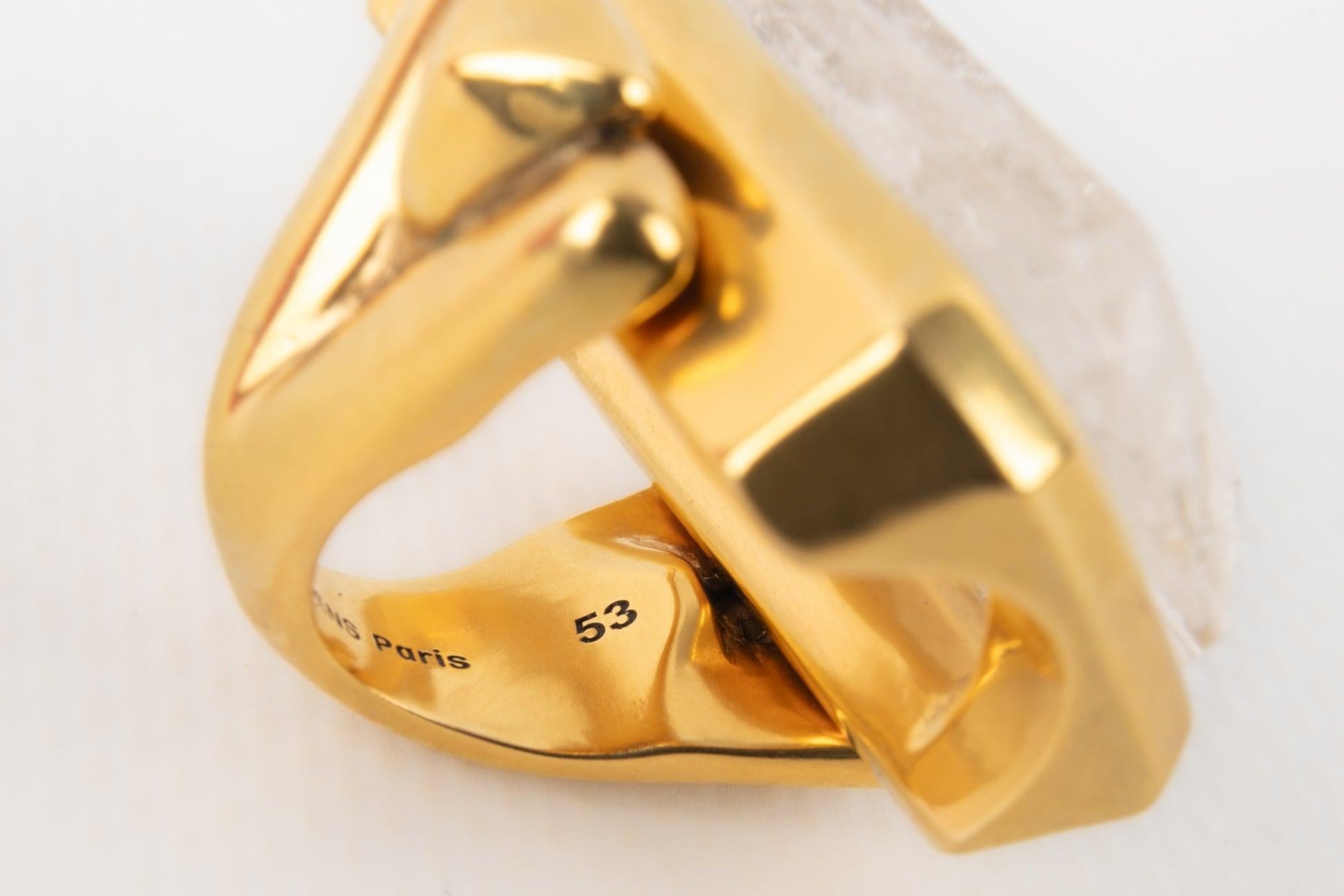 Bague Goossens avec une roche impressionnante 2