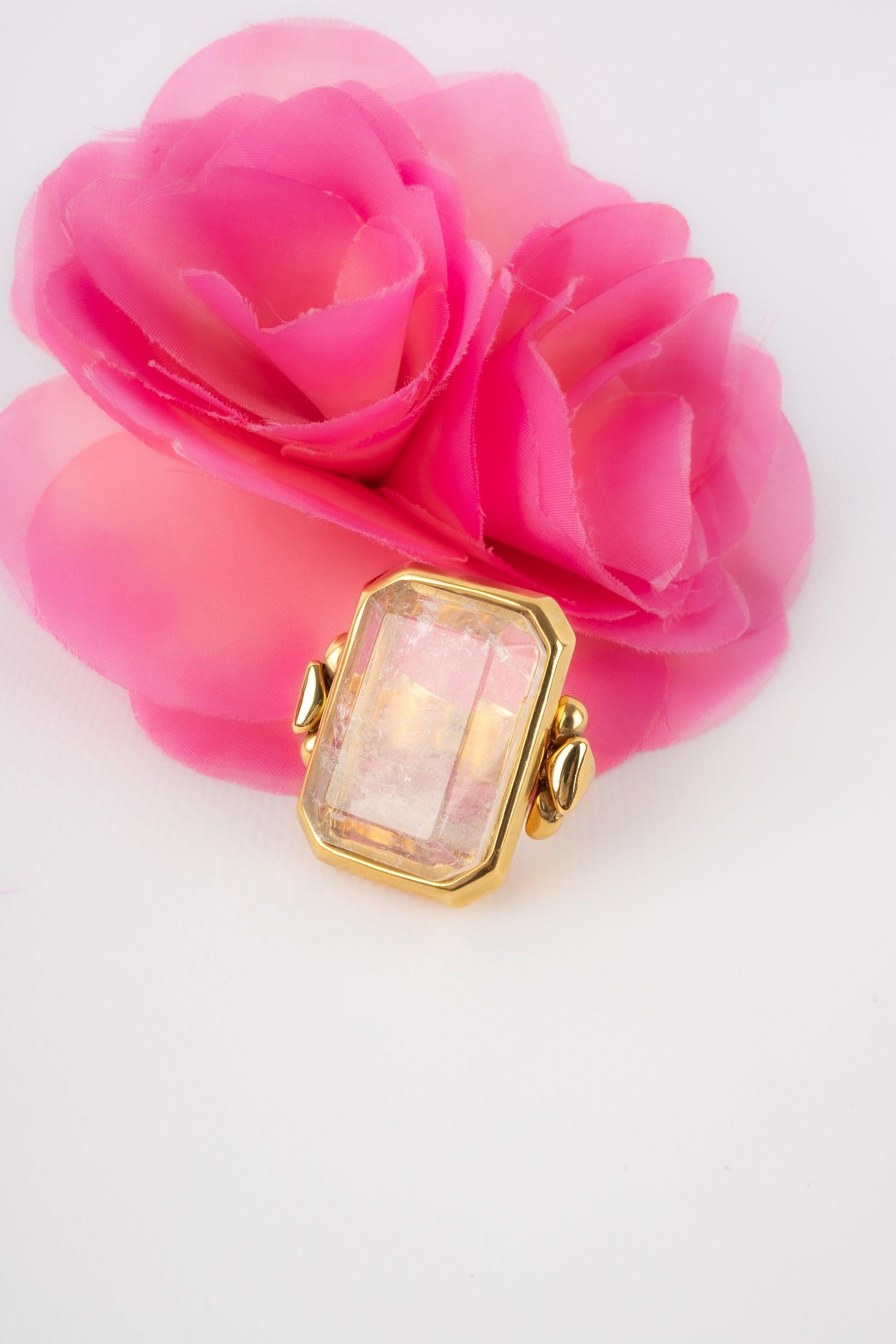 Bague Goossens avec une roche impressionnante 5