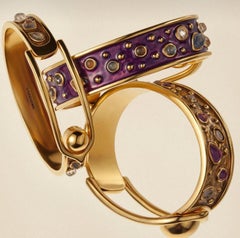 Goossens_Paris Cocktail-Boucle-Armband in Orchidee