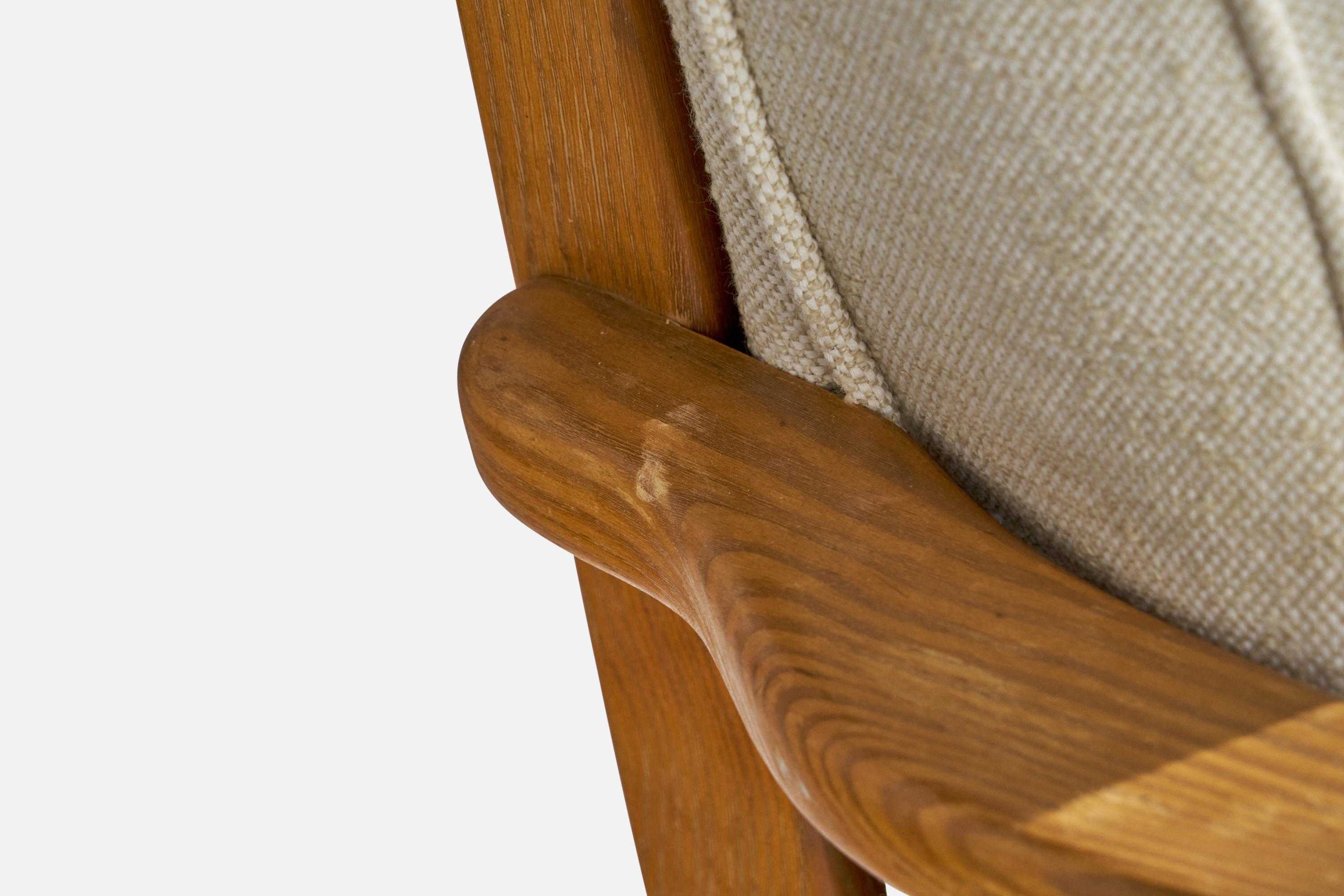 Göperts Möbler, chaises longues, pin, tissu, Suède, années 1940 en vente 3