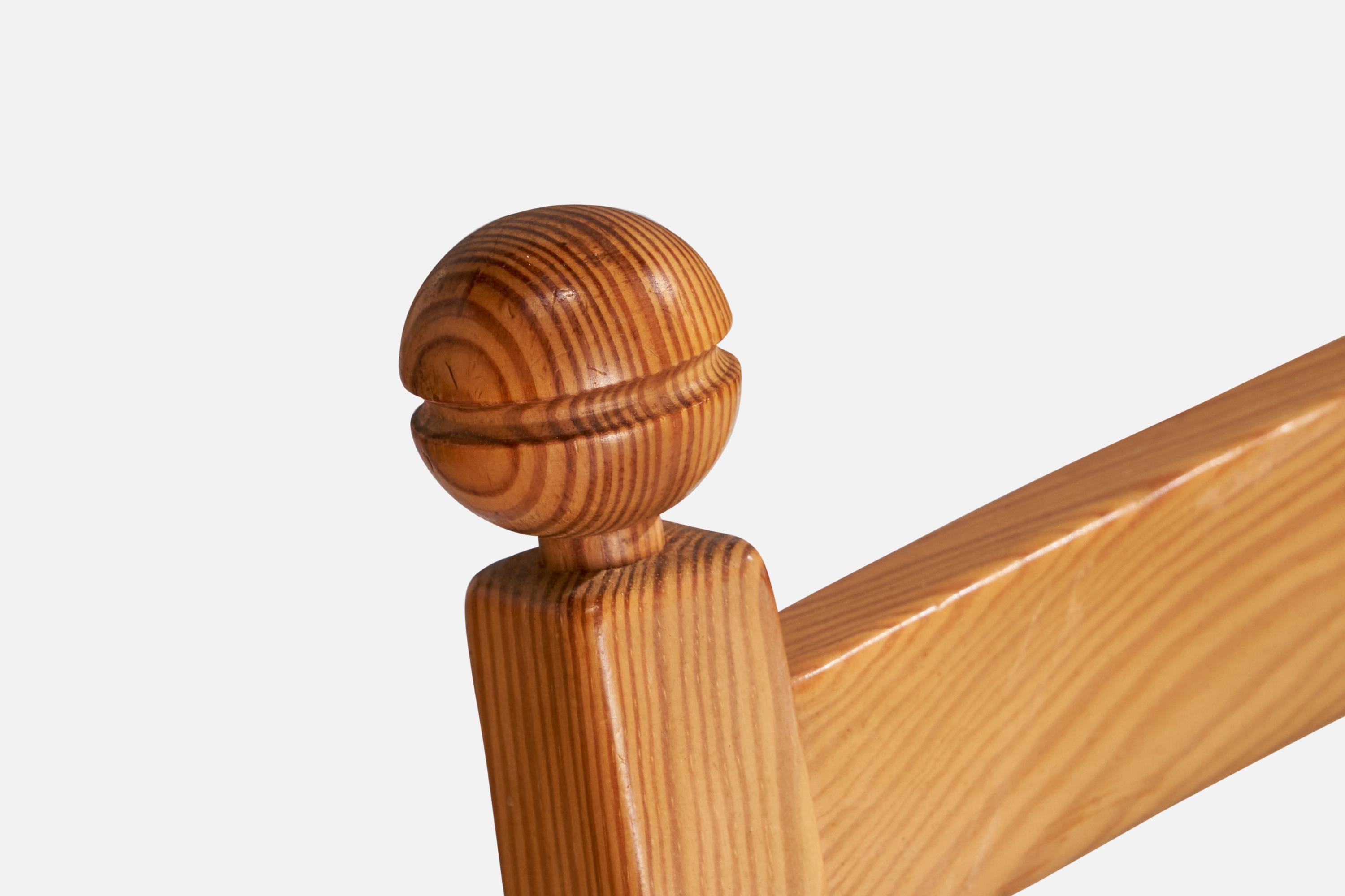 Göperts Möbler, chaises longues, pin, tissu, Suède, années 1940 en vente 6