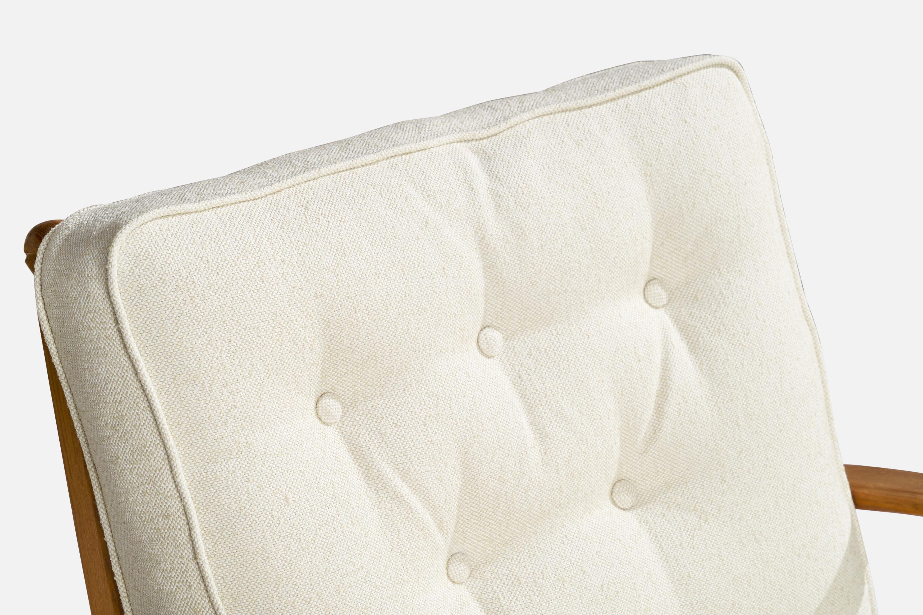 Göperts Möbler, chaises longues, pin, tissu, Suède, années 1940 en vente 8