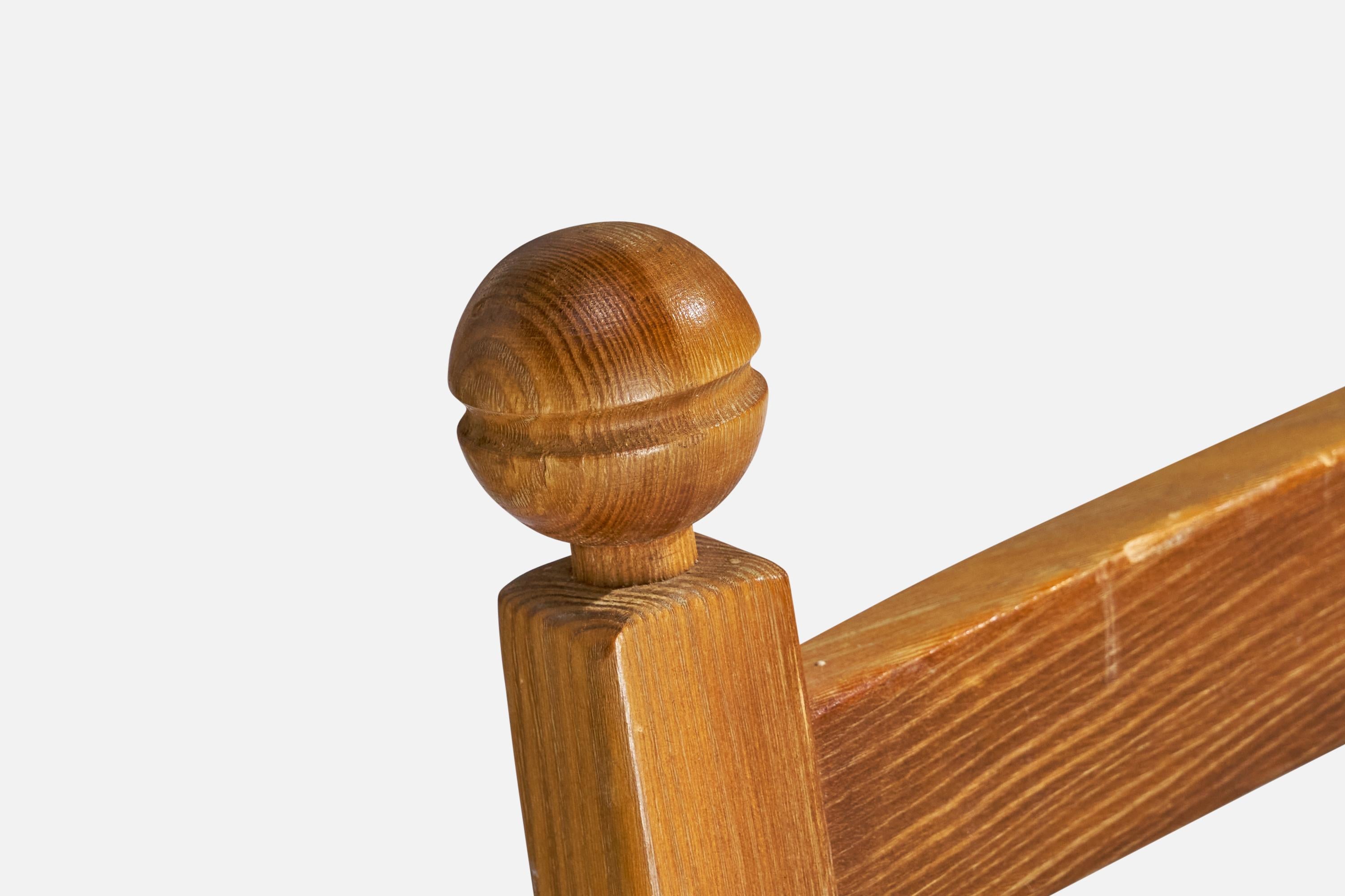 Göperts Möbler, chaises longues, pin, tissu, Suède, années 1940 en vente 9