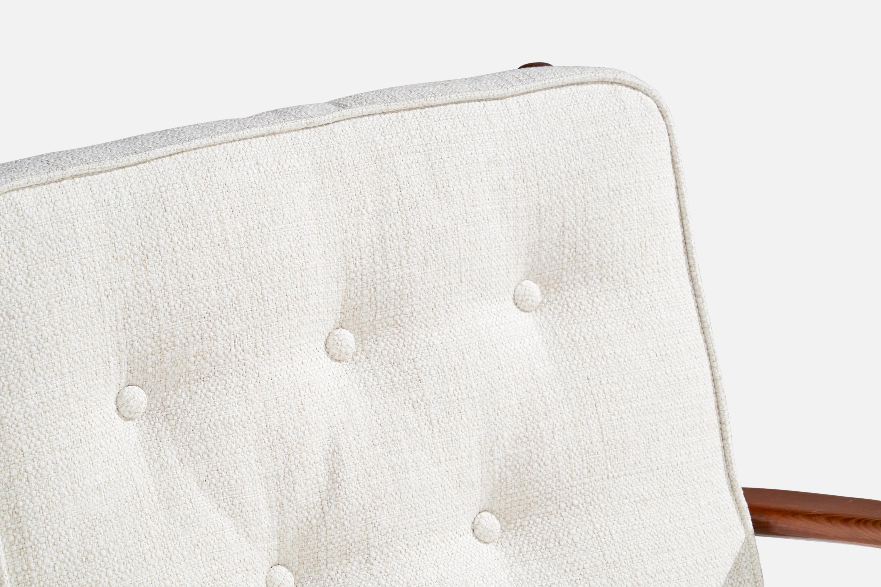 Göperts Möbler, canapé, pin, tissu, Suède, années 1940 en vente 4