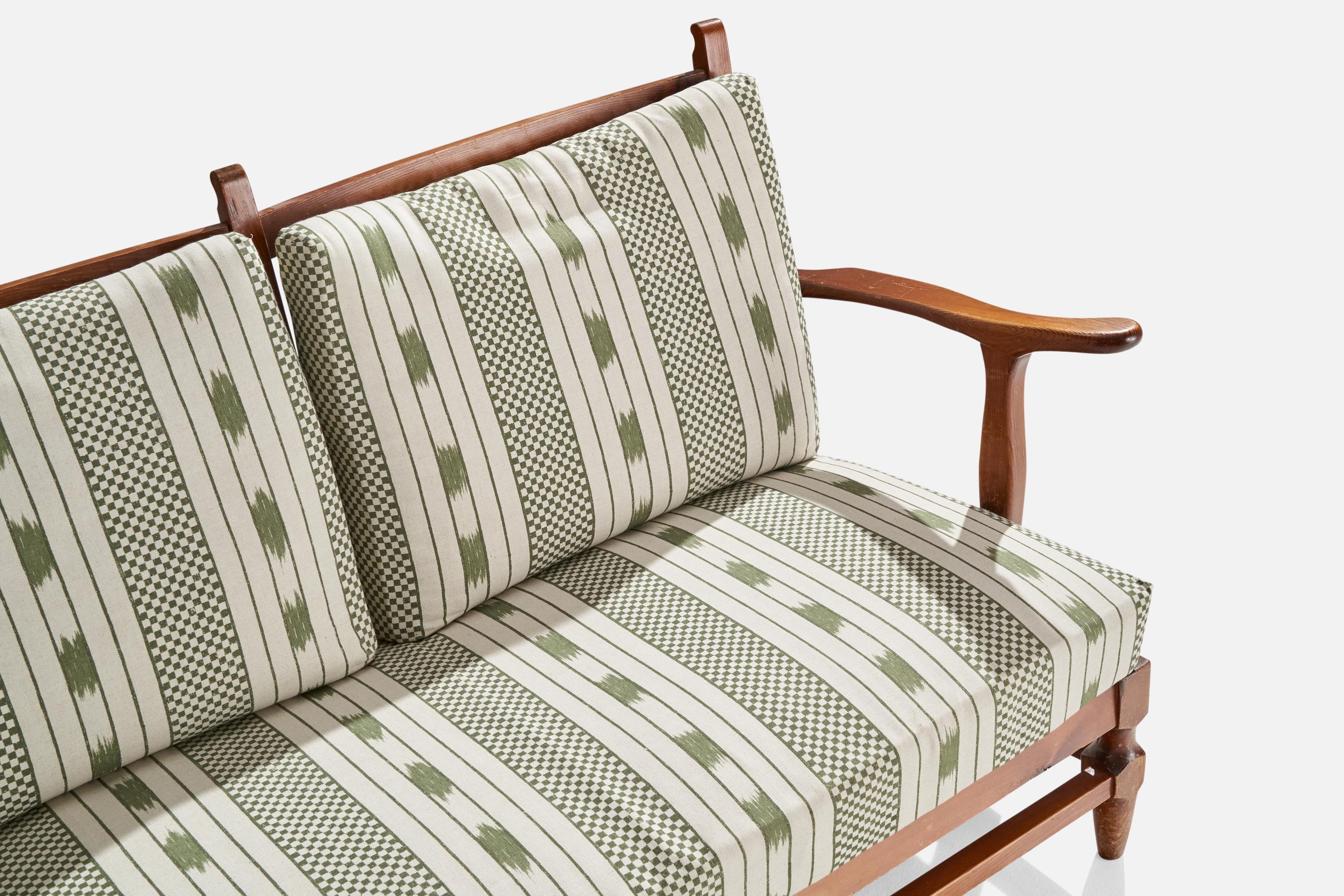 Göperts möbler, Canapé, pin, tissu, Suède, années 1940 en vente 2