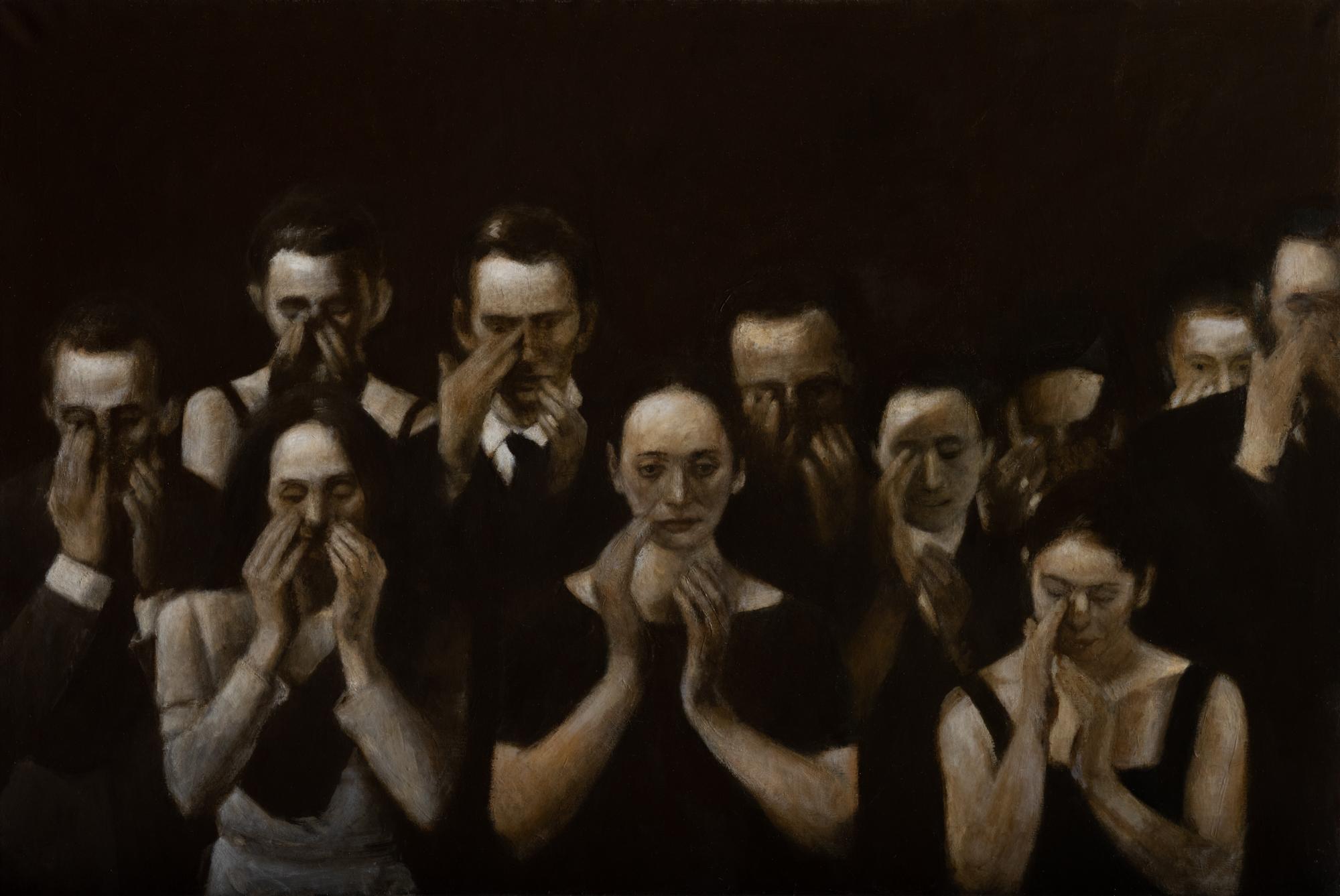 Goran Djurovic Figurative Painting - Dance of Tears