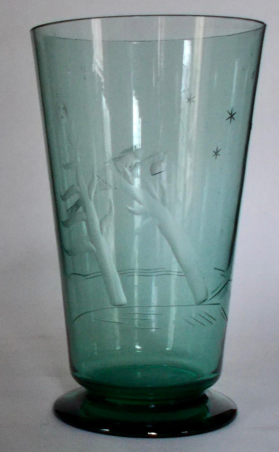 Scandinavo moderno Vaso Karhula Finlandia Goran Hongell anni 30