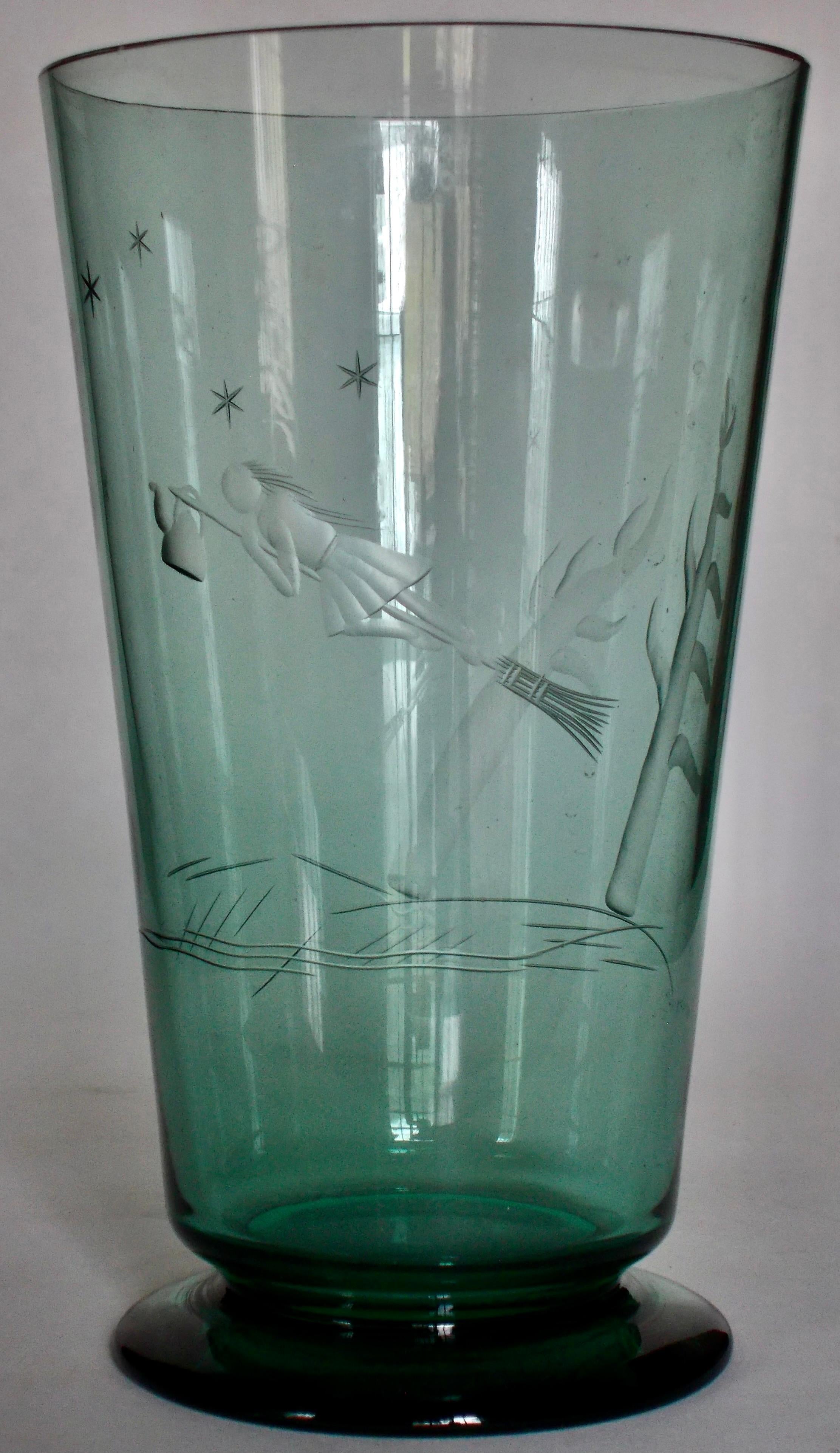 Finnish Goran Hongell 30's Karhula Finland Vase For Sale