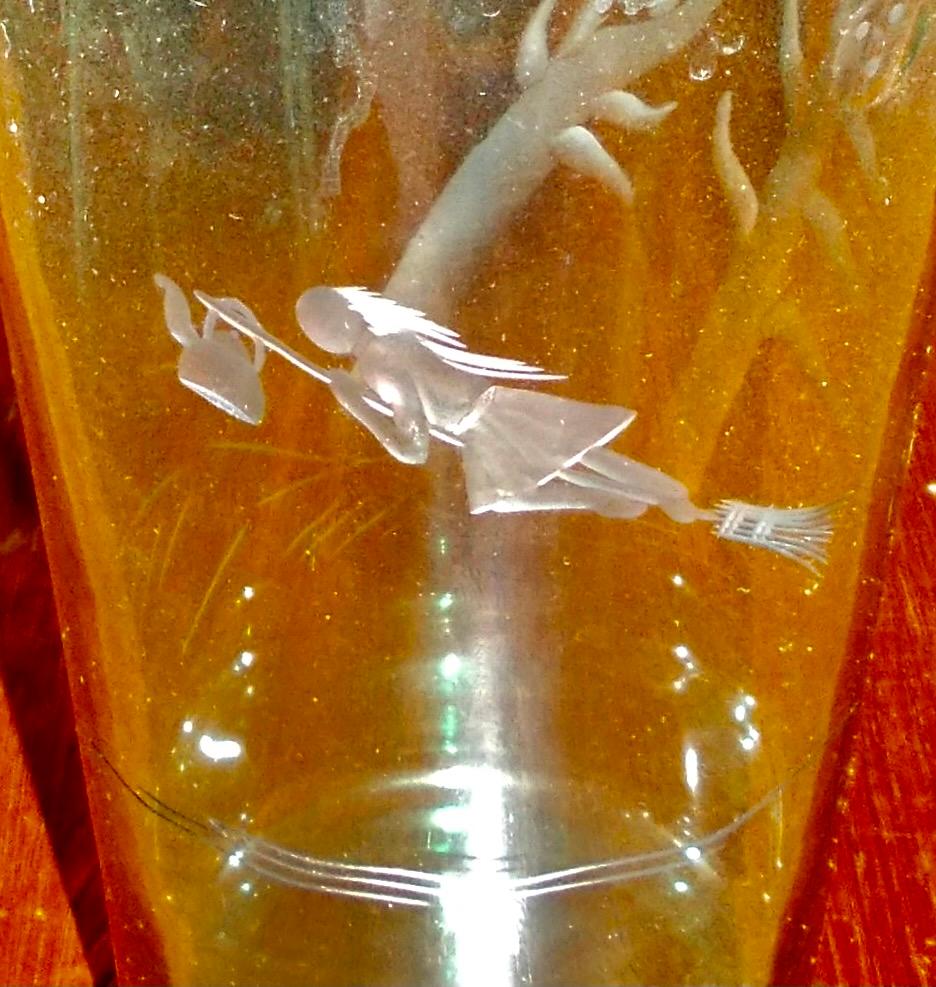 Vetro Vaso Karhula Finlandia Goran Hongell anni 30