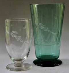 Goran Hongell 30's Karhula Finland Vases