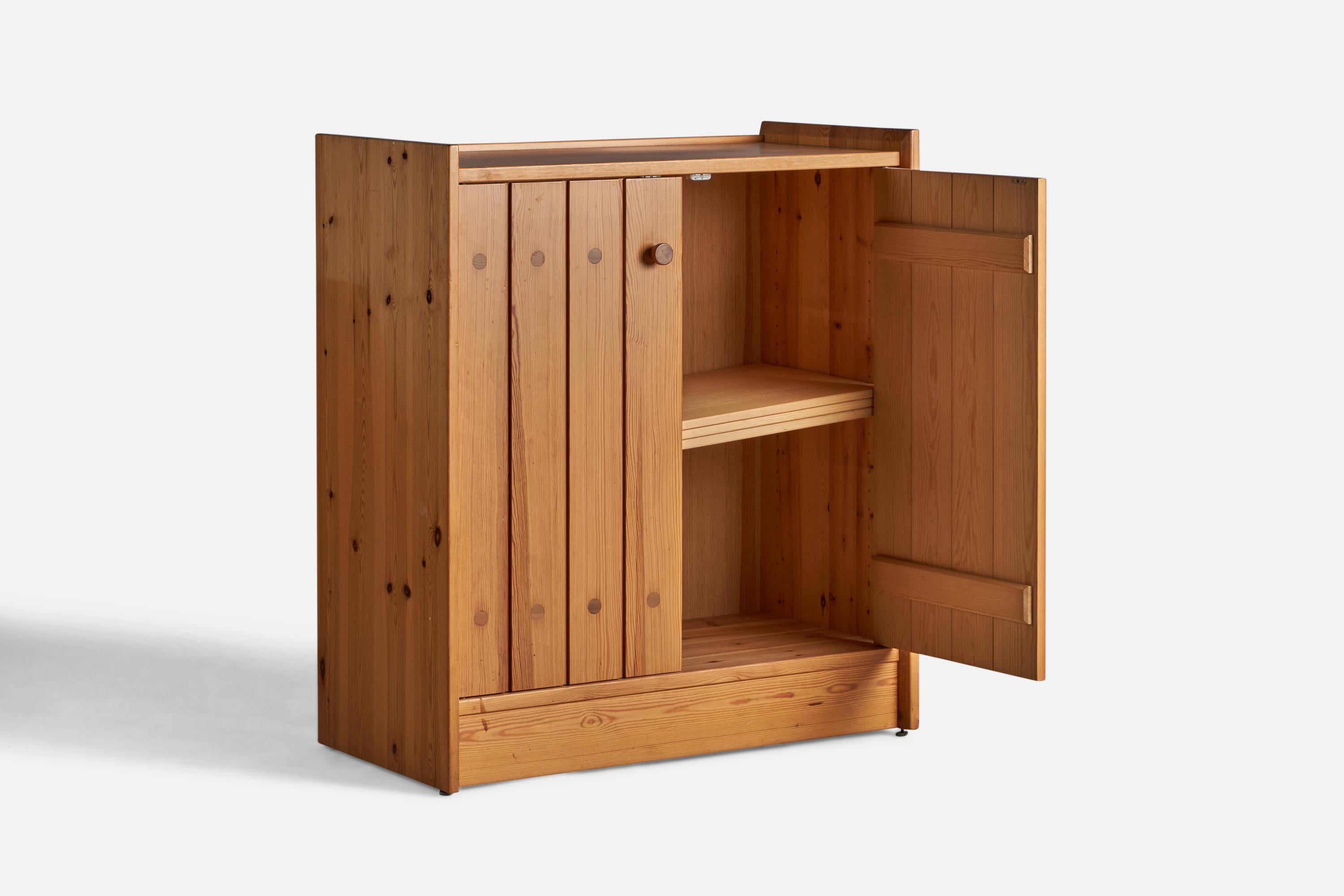 Post-Modern Göran Malmvall, Cabinet, Pine, Sweden, 1970s