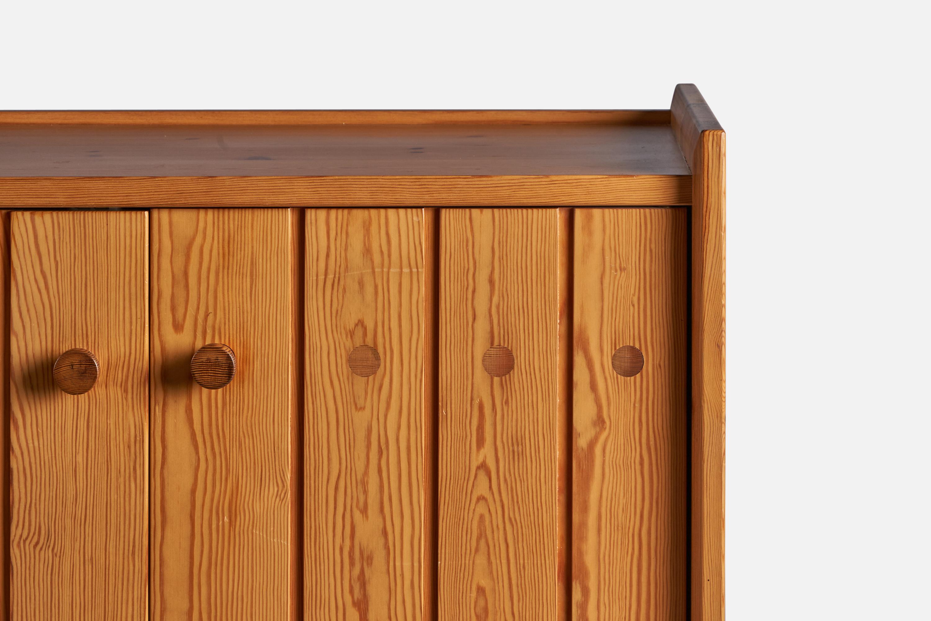 Late 20th Century Göran Malmvall, Cabinet, Pine, Sweden, 1970s
