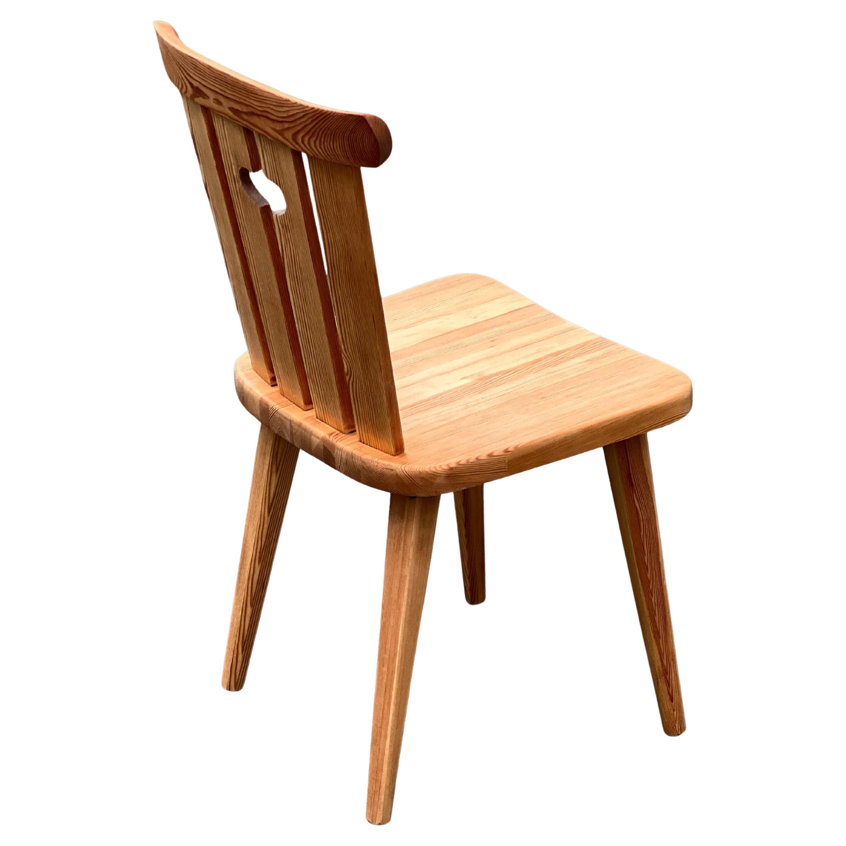 Göran Malmvall Classic Swedish pine chairs set of 7