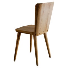 Göran Malmvall Dining Office Chair in Pine Produced in Sweden, 1940s