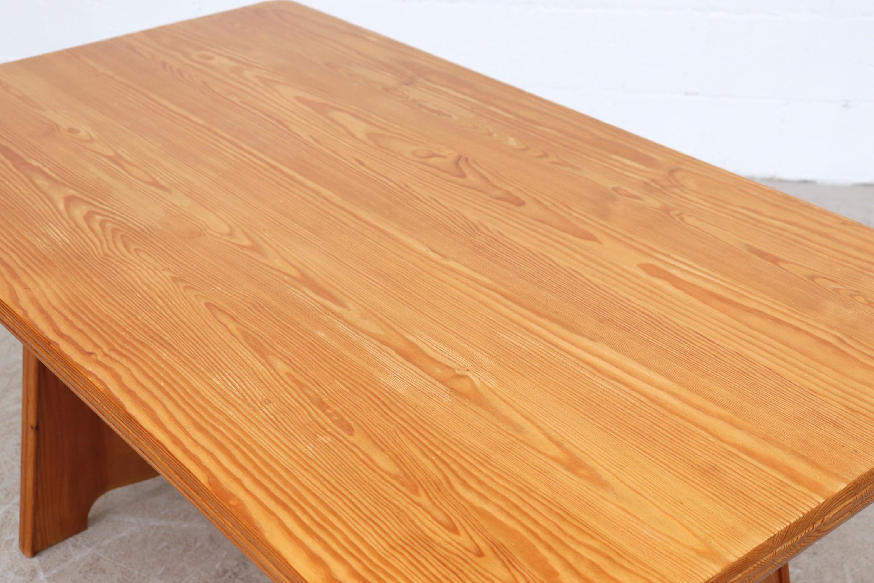 Göran Malmvall Pine Dining Table with Leaves 2