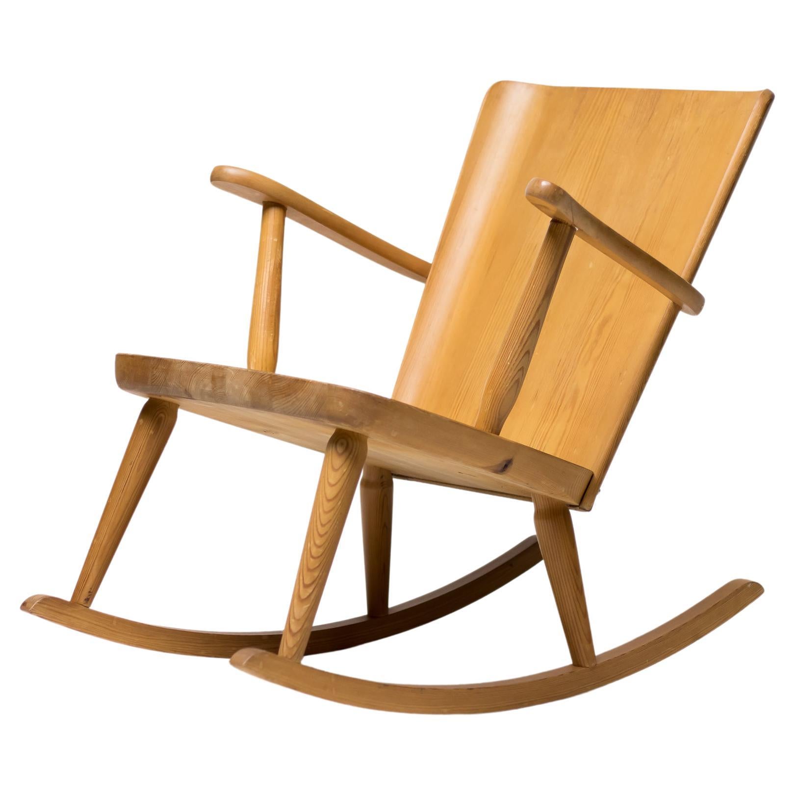 Göran Malmvall Pine Rocking Chair