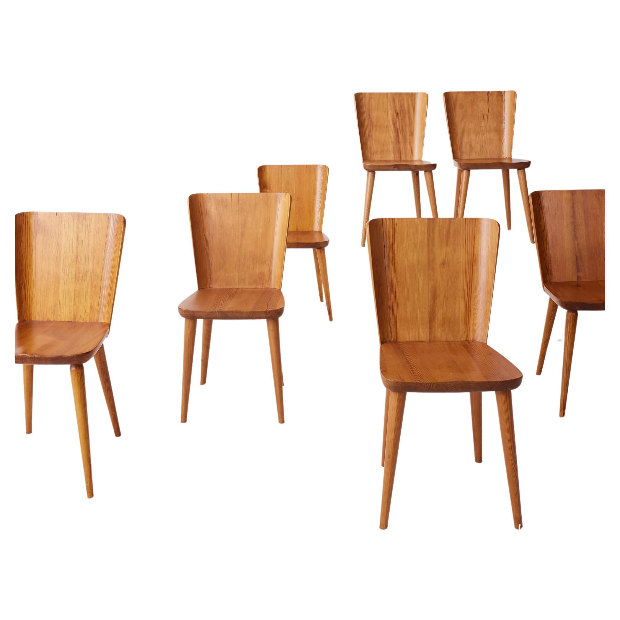 Goran Malmvall Set of 7 “510” Dining Chairs