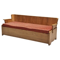 Vintage Goran Malmvall Sofa Bed in Solid Pine