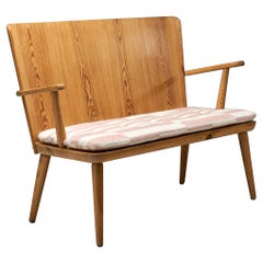 Göran Malmvall “Svensk Fur” Bench for Karl Andersson & Söner, Sweden, 1960s