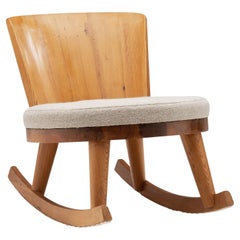 Göran Malmvall "Svensk Fur" Chair by Steneby Hemslöjdsförening Sweden ca 1940s