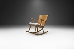 Göran Malmvall "Svensk Fur" Rocking Chair, Sweden, 1940s