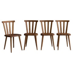 Göran Malmvall, Svensk Fur, Set of 4 Pine Chairs