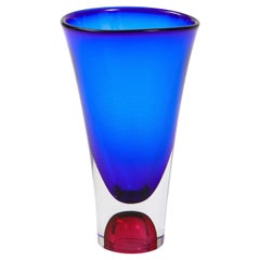 Göran Wärff for Kosta Boda Blue Vase